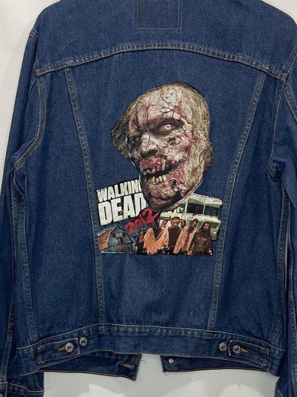 Levi's Blue Denim Jacket with The Walking Dead Graphic